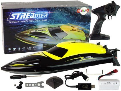 Motorový člun R/C 2,4G 35 KM/H Žlutý