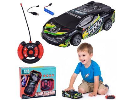 RC auto na dálkové ovládání Sportovní s podsvícenou karoserií 1:18