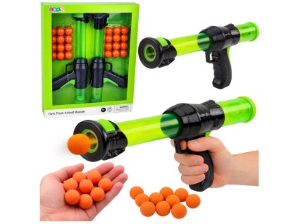 Dětská sada Dvou Pistolí A Pušek Na Měkké Pěnové Kuličky 24 ks