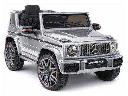 Elektrické Autíčko Mercedes AMG G 63 Stříbrné Lakované