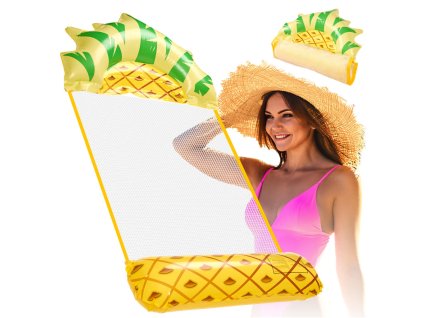 Nafukovací plážová matrace vodní hamaka do bazénu ananas