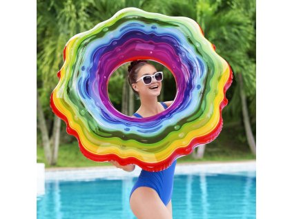 Nafukovací kruh Rainbow 115 cm BESTWAY