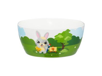 Porcelánová miska Betty a Bunny Malování 400 ml AMBITION JUNIOR