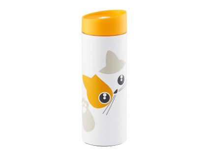 Nerezový termohrnek Kitty Orange 350 ml AMBITION