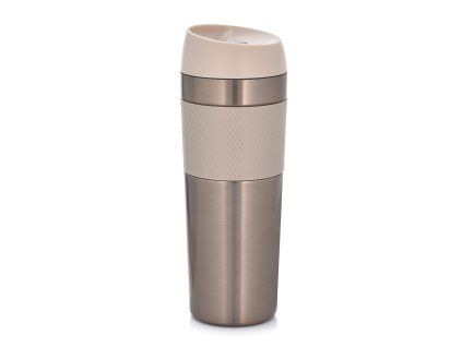 Béžový termohrnek Metalic 450 ml AMBITION