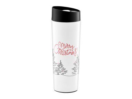 Termohrnek Line Art Christmas Tree 340 ml AMBITION