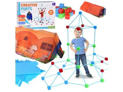 Velká kreativní stavebnice KONSTRUKČNÍ BRČKA 89 dílků