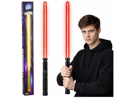 Meč Světelný Laserový Se Zvuky 75 cm černý