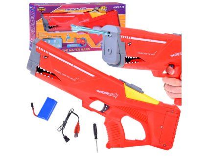 Vodní pistole automatická červená