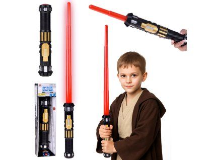 Rozkládací Světelný Meč Hvězdného Padawana červený