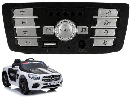 Hudební panel Mercedes SL500 policie do auta Akumulátor