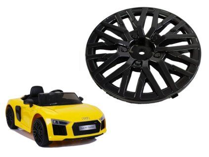Poklice Audi R8 pro elektrické Autíčko černá