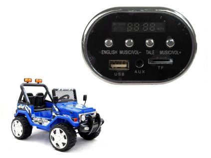 Hudební panel Jeep S618 do auta Akumulátor