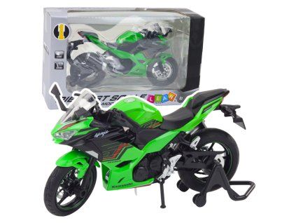 Motorka Sportovní Kovová 1:12 Zelená