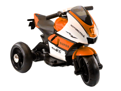 Elektrická tříkolka HT-5188 LED MP3 Oranžová