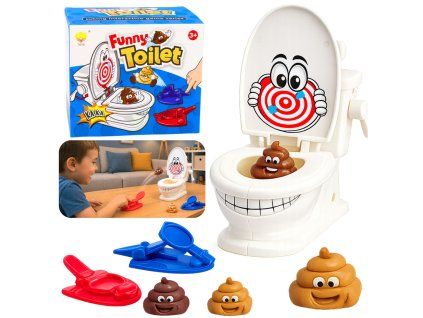 Dovednostní hra Funny Toilet s katapultem