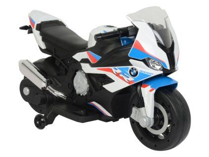Elektrický motocykl BMW S1000RR LED světla Hudba Bílý