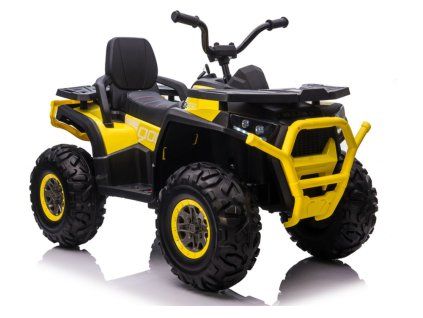 Elektrická čtyřkolka XMX607 LED světla MP3 Žlutá