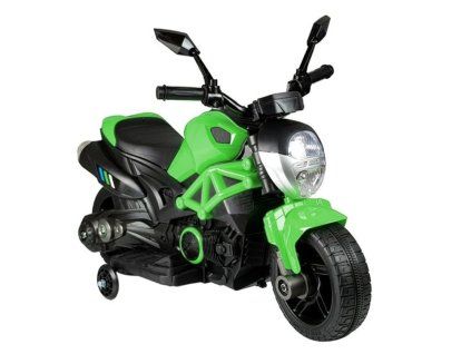 Elektrický zelený motocykl GTM1188 s LED světlem