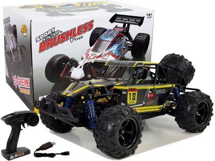 RC auto Terénní Buggy Dálkově ovládané ENOZE 9303E 1:18 45 km/h Žluté