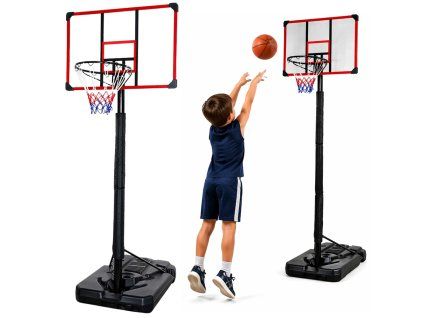 Basketbalový koš Mobilní Nastavitelný 200-305 cm