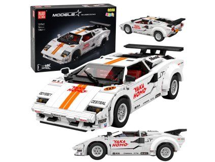 RC sportovní auto 1384 dílků Bílé