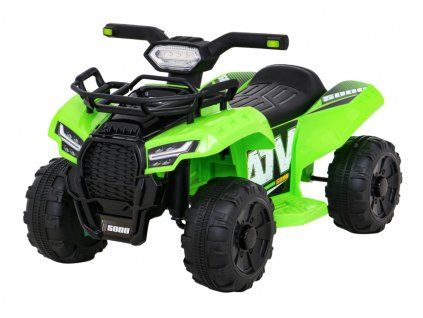 Dětská elektrická čtyřkolka Quad Storm Motor 25 W MP3 USB Zelená