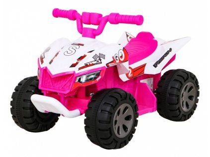 Dětská elektrická čtyřkolka The Fastest Růžová Motor 25 W