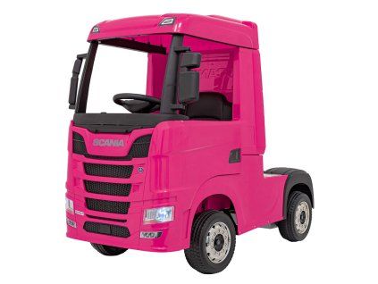 Elektrické autíčko Scania R-SERIE Růžové