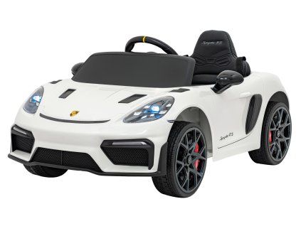 Elektrické autíčko Porsche Spyder RS 718 bílé