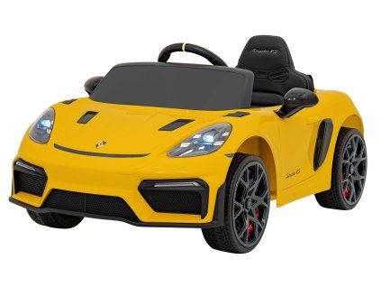 Elektrické autíčko Porsche Spyder RS 718 Žluté