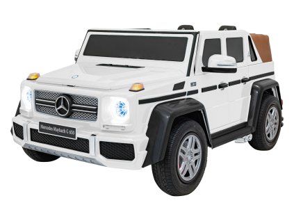 Elektrické autíčko Mercedes Benz MAYBACH G650 STRONG Bílé