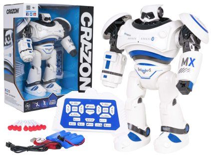 Multifunkční modrý RC robot MX09