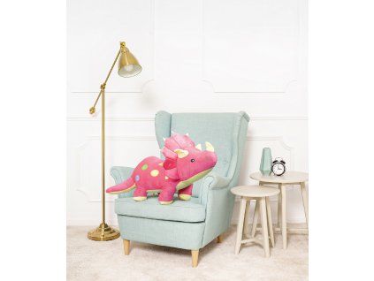 Triceratops Alex 100cm pink