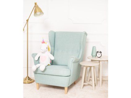 Plyšový jednorožec Felix 80 cm bílý