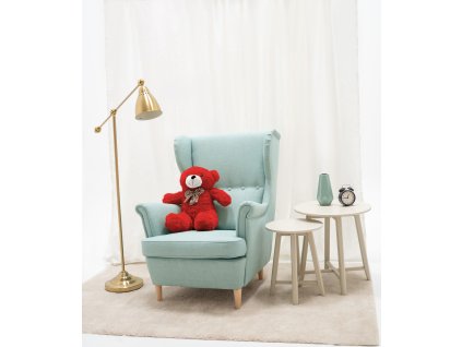 Plyšový medvěd Classico 70 cm červený
