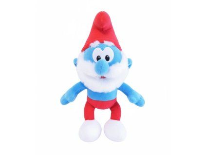 Plyšová figurka Taťka Šmoula 32 cm modrá