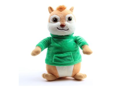 Plyšová postavička Theodor Alvin a Chipmunkové 20 cm vícebarevná