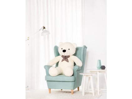 Plyšový medvěd Classico 120 cm Bílý