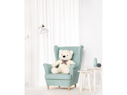 Plyšový medvěd Classico 110 cm bílý