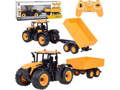 RC traktor JCB Double E s přívěsem sklápěcí