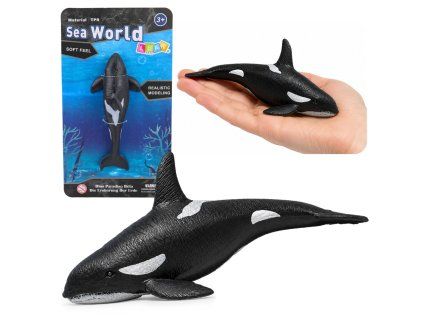 Gumová figurka Orka Roztažitelná 17,5 cm