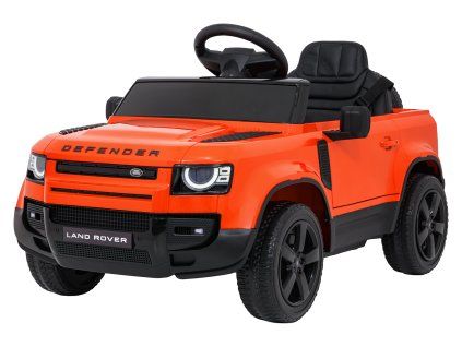 Elektrické autíčko Land Rover Defender Oranžové