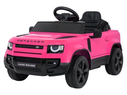 Elektrické autíčko Land Rover Defender Růžové
