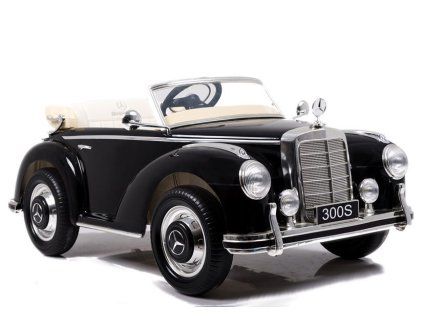 Elektrické autíčko Mercedes 300S černé lakované