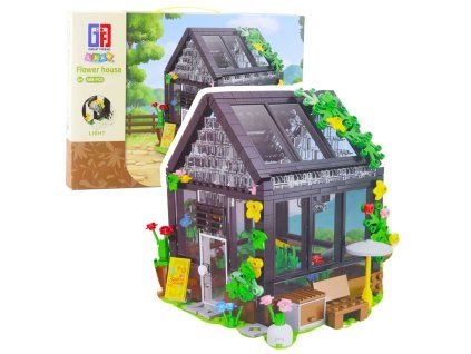 Stavebnice Mini skleník Zahradní domek 588 dílků