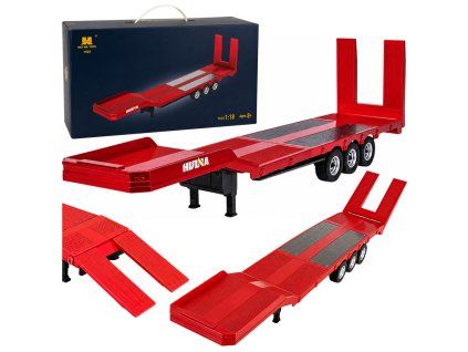 RC nízkopodlažní návěs Huina pro Scania 770S 1:18 Červený