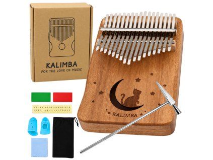 Dřevěná Kalimba 17 kláves