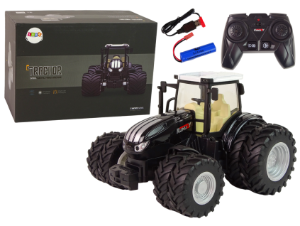 RC traktor 2,4 GHz Černý Kovový