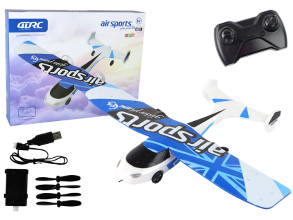 RC letadlo 4D-G3 světla bílé modré